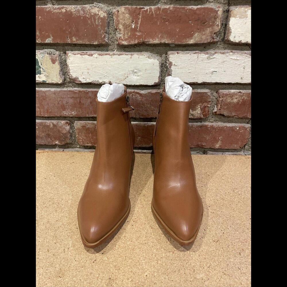 Anthropologie Able Nikki Brown Ankle Boots New - Picture 11 of 12
